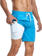 Men Swim Trunks Quick Dry Lightweight Breathable Swimwear