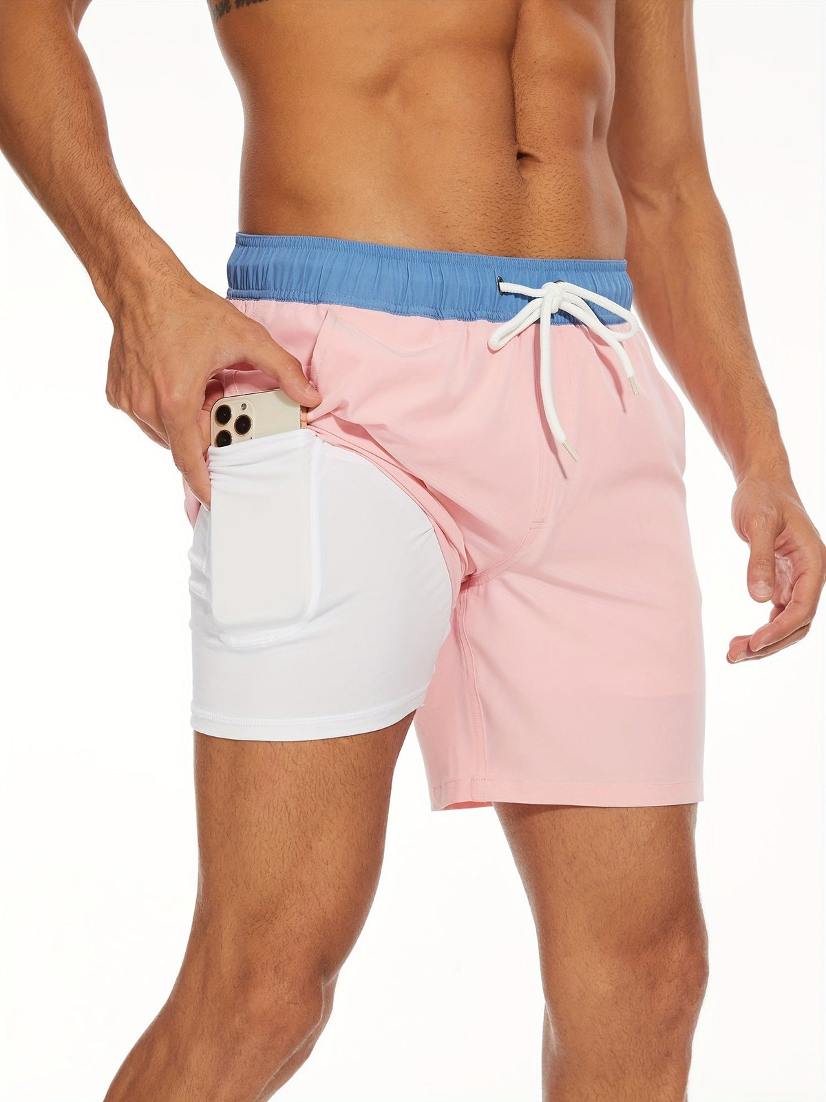 Men Swim Trunks Quick Dry Lightweight Breathable Swimwear