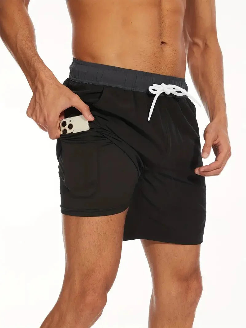 Men Swim Trunks Quick Dry Lightweight Breathable Swimwear
