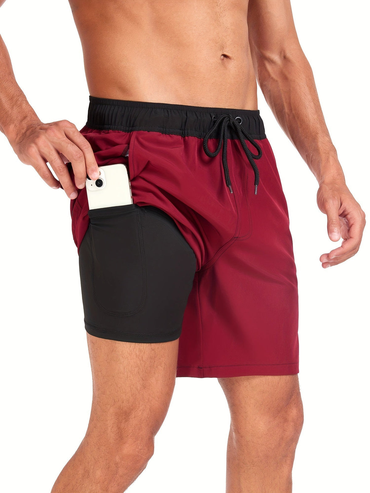 Men Swim Trunks Quick Dry Lightweight Breathable Swimwear