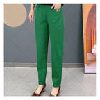 Clea | Women's Cotton Pants | Elasticated, All-Season | Multiple Colors
