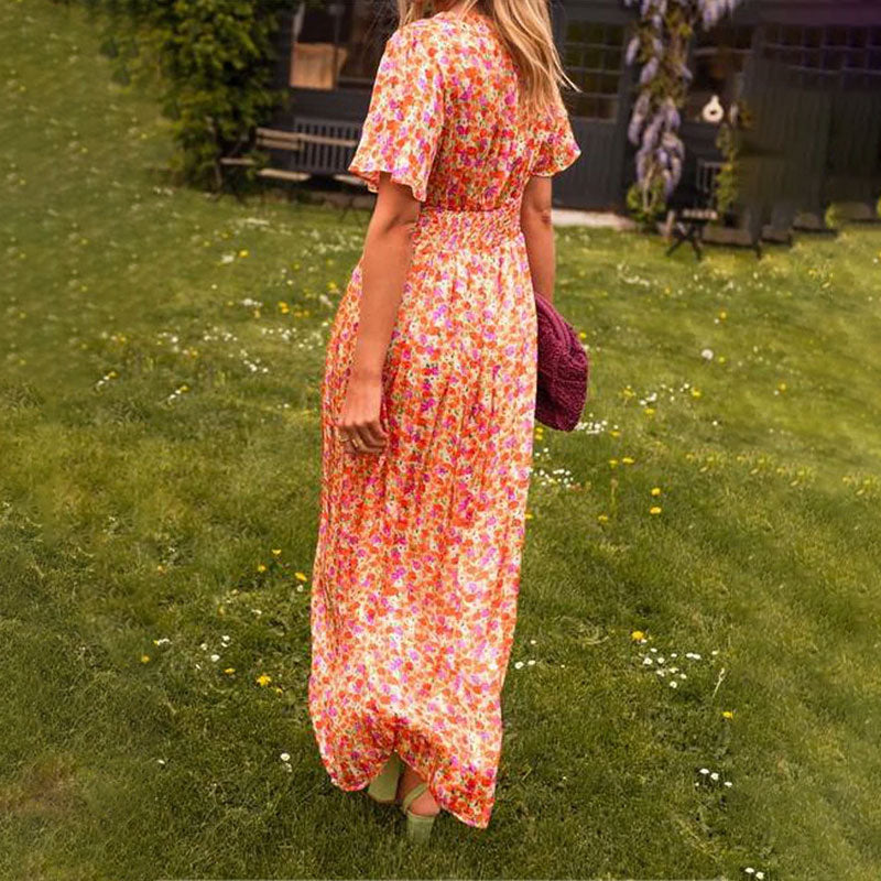 Wren | Maxi Dress | V-Neck, Elegant Fit | Women's Occasion Wear