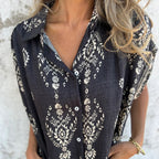Women Cotton Linen Dress Loose Fit with Pockets
