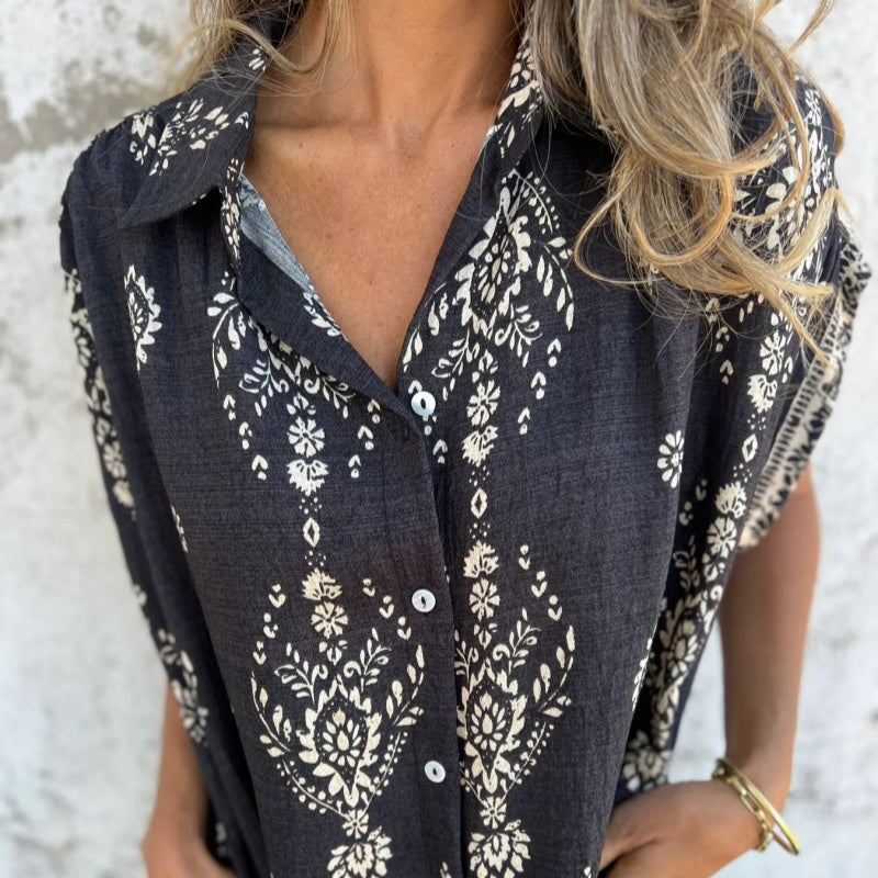 Women Cotton Linen Dress Loose Fit with Pockets