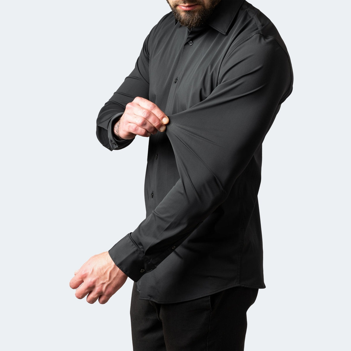 Men's Dress Shirt | Wrinkle-Free Stretch, Slim Fit | Maren