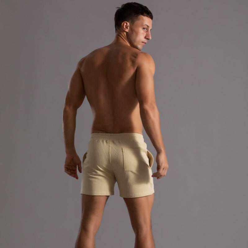 Mens Shorts Super Stretch Athletic Fitness Activewear Bottoms