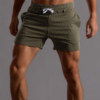 Mens Shorts Super Stretch Athletic Fitness Activewear Bottoms