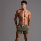 Mens Shorts Super Stretch Athletic Fitness Activewear Bottoms