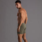 Mens Shorts Super Stretch Athletic Fitness Activewear Bottoms
