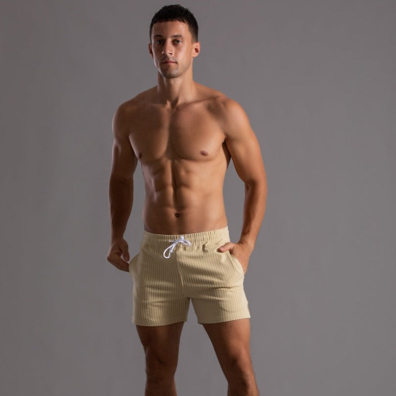Mens Shorts Super Stretch Athletic Fitness Activewear Bottoms