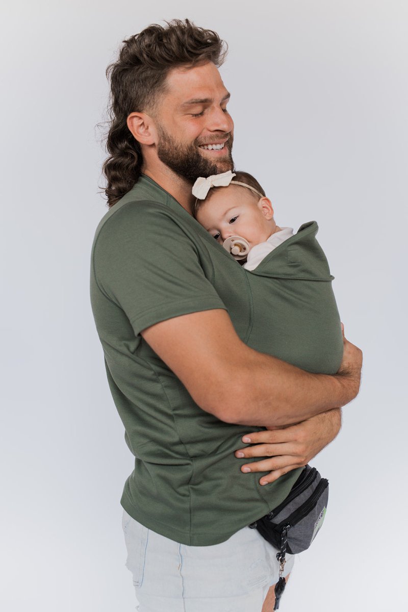 Babywearing Maternity Top | Cotton Breastfeeding Tee | Nursing Shirt