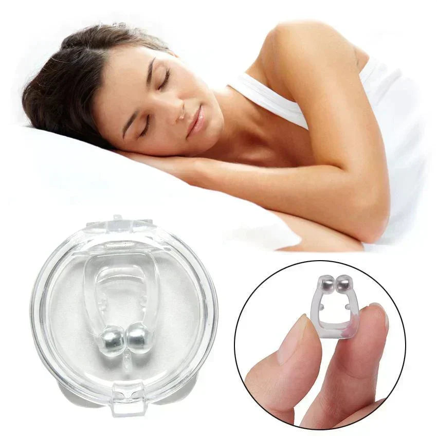 Silicone Anti Snoring Nose Clip Reusable Sleep Aid