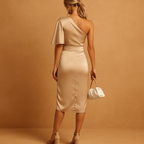 Mini Dress Women Minimalist Design Slim Fit Flattering Feminine Silhouette