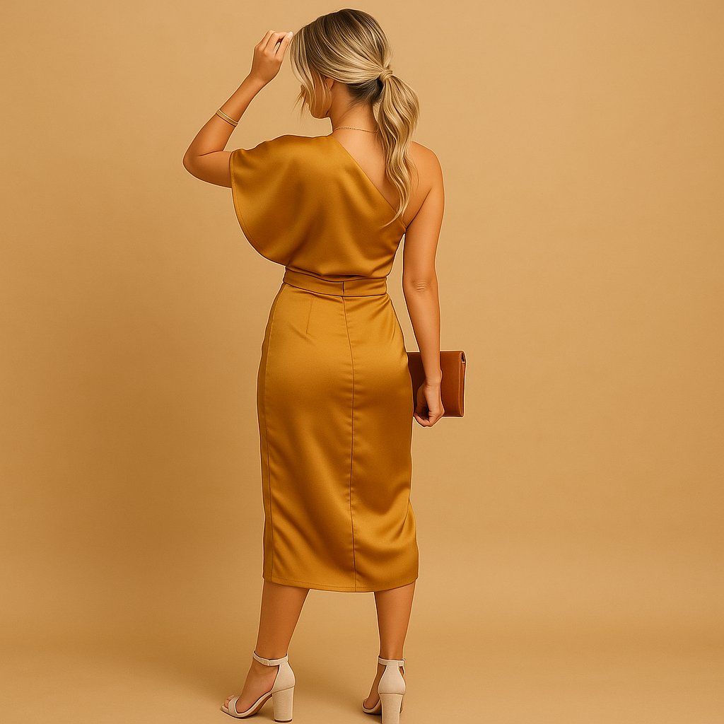 Mini Dress Women Minimalist Design Slim Fit Flattering Feminine Silhouette