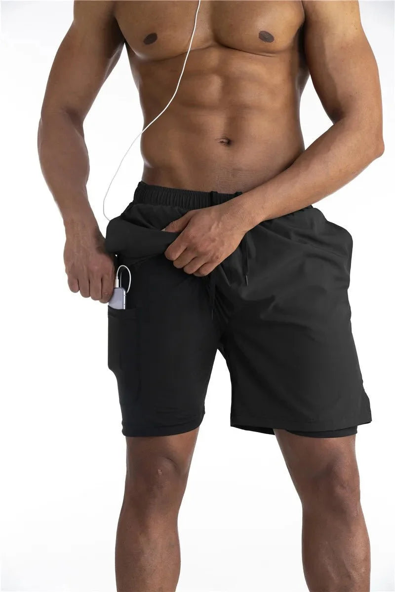 Men's Running Shorts | Built-in Liner & Phone Pocket | Breathable