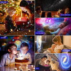 Marlowe | Galaxy Projector Night Light | 13-in-1 Star Projector | USB, Multicolor