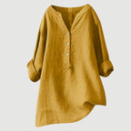 Anneke | Women's Linen Blouse | Relaxed Fit, Breathable | Everyday Top