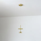 Orla | Pendant Light for Kitchen Island | Industrial Gold, LED, 1-Lamp