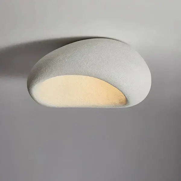 Ceramic Ceiling Light Wabi-Sabi Organic Minimalist
