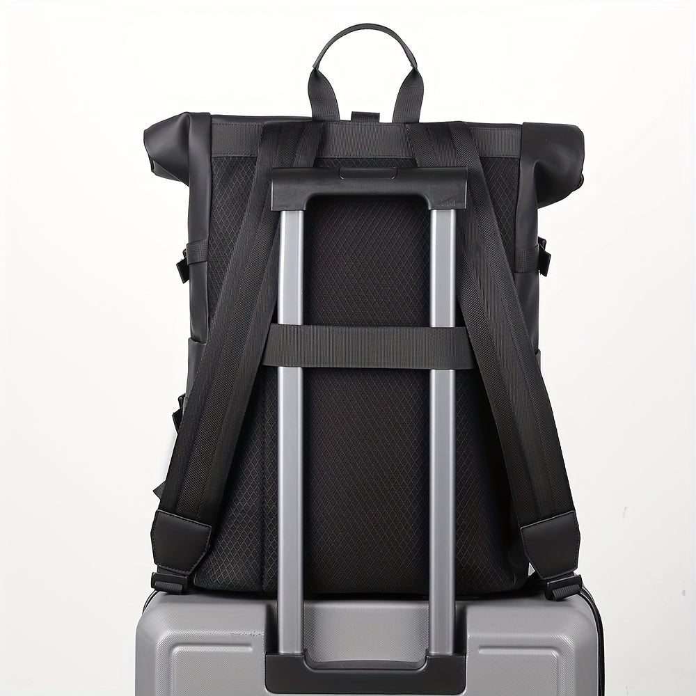 Vada | Men's Roll-Top Backpack | Water-Resistant, Laptop Compartment | Daily