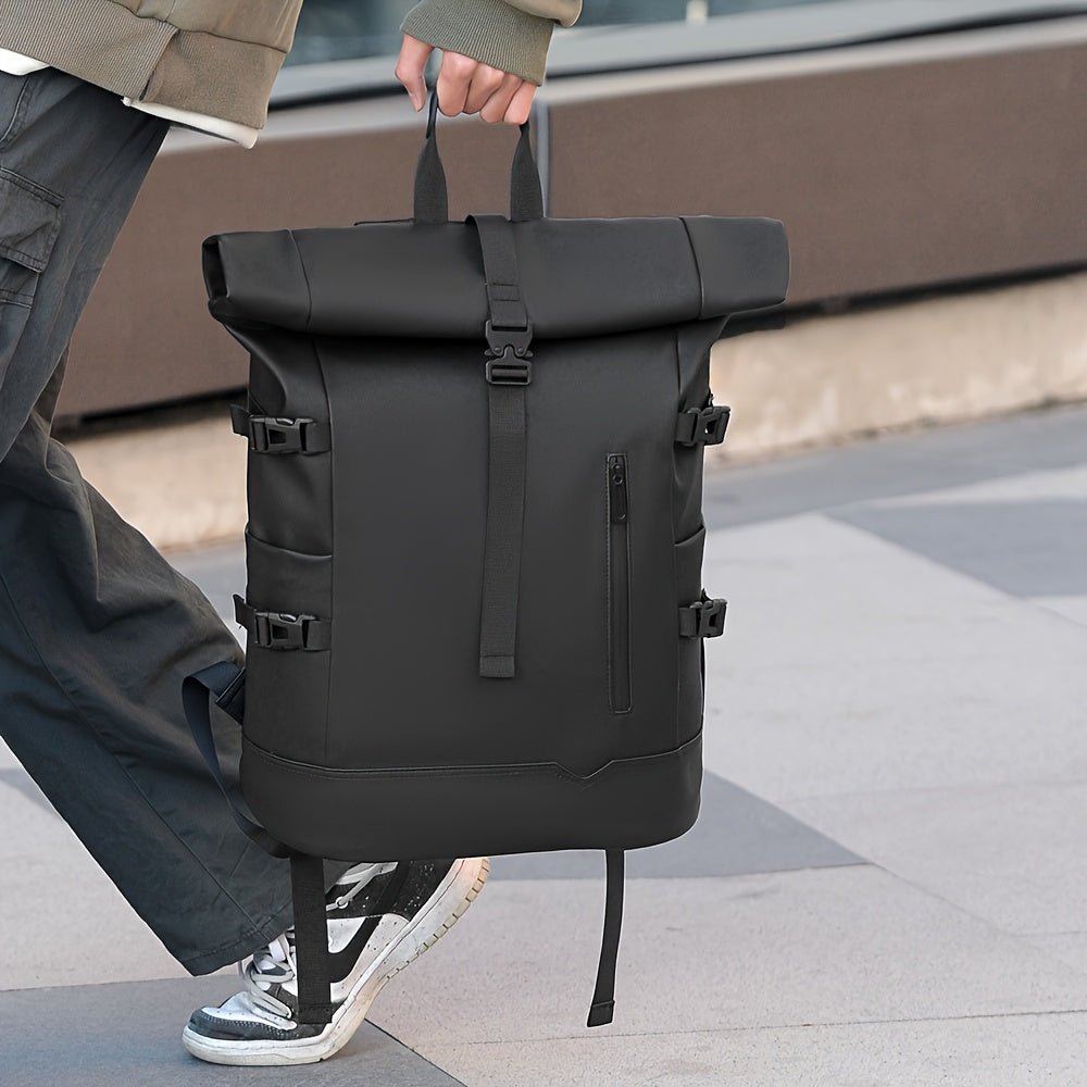 Vada | Men's Roll-Top Backpack | Water-Resistant, Laptop Compartment | Daily