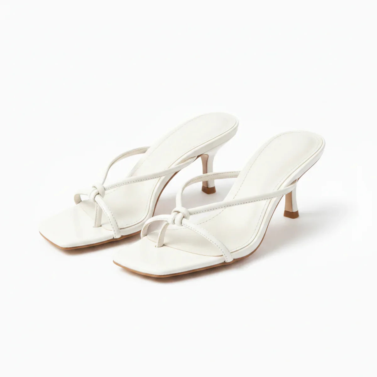 Juno | Women's Heeled Sandals | Orthopedic, Knot Strap | Open Toe