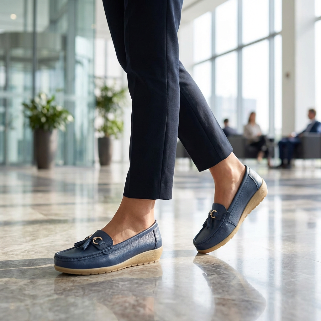 Women's Orthopedic Loafers | Ergonomic Arch Support Shoes