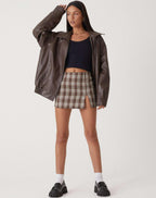 Quinn | Women's Oversized PU Leather Jacket | Faux Leather, Relaxed Fit