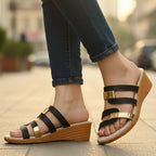 Glitter Orthopedic Sandals for Women | Slip-On Comfort Sandals