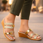 Glitter Orthopedic Sandals for Women | Slip-On Comfort Sandals