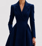 Formal Dresses Women Fit and Flare Coat Dress Midi | Lena