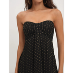 Cocktail Dress Women Floral Strapless Mini Wedding Guest Summer