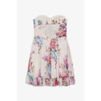 Cocktail Dress Women Floral Strapless Mini Wedding Guest Summer