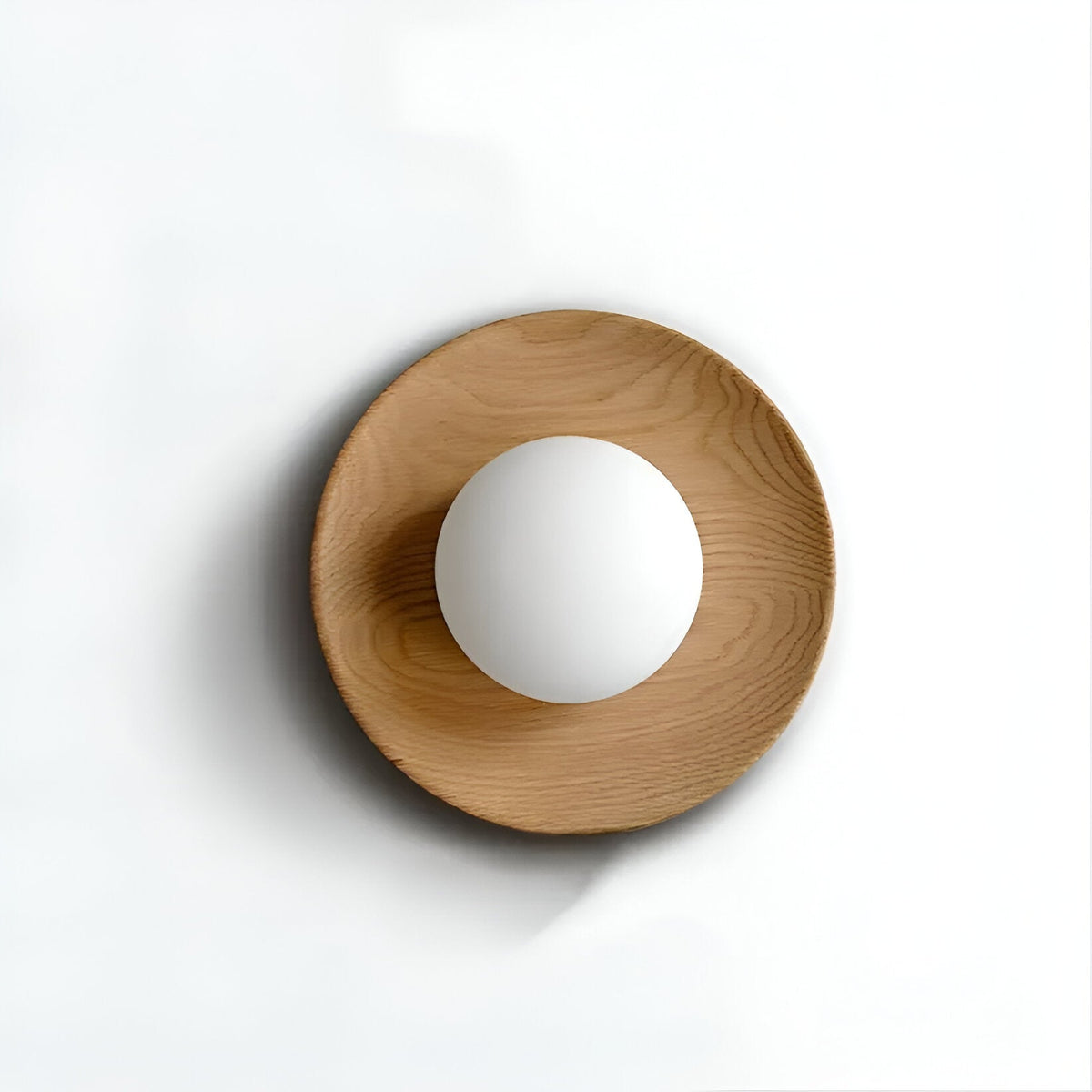 Marlow | Wall Light | Scandinavian Round Frame, Globe Shade | Indoor