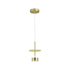 Orla | Pendant Light for Kitchen Island | Industrial Gold, LED, 1-Lamp