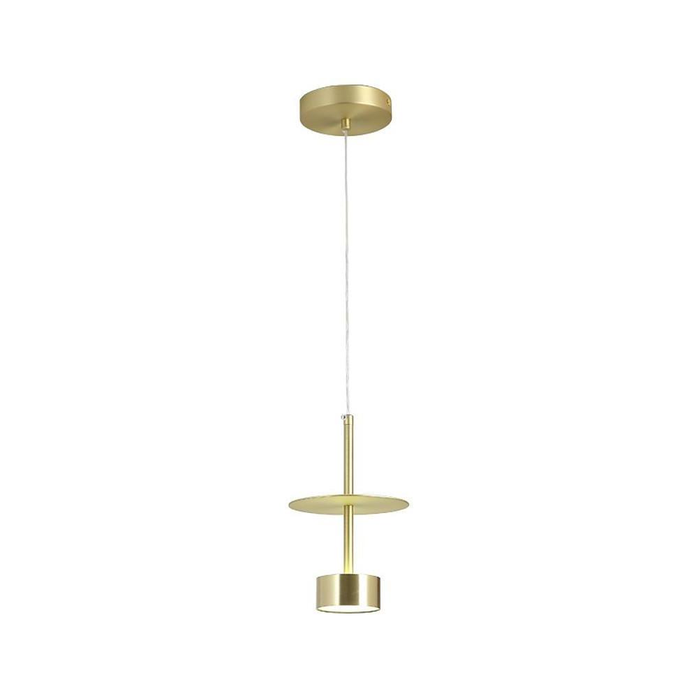 Orla | Pendant Light for Kitchen Island | Industrial Gold, LED, 1-Lamp