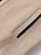 Men Ribbed Knit Full Zip Cardigan Stand Collar
