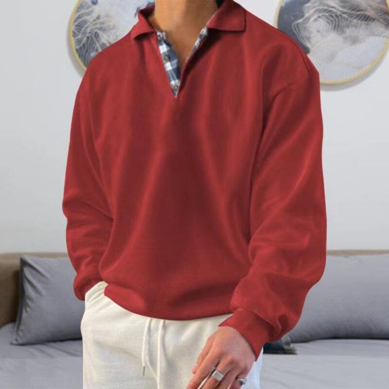 Men Sweater Classic Crewneck