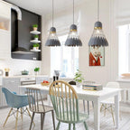 Ottoline | Industrial Pendant Lamp | 1-Light, Metal Geometric | Kitchen Ceiling