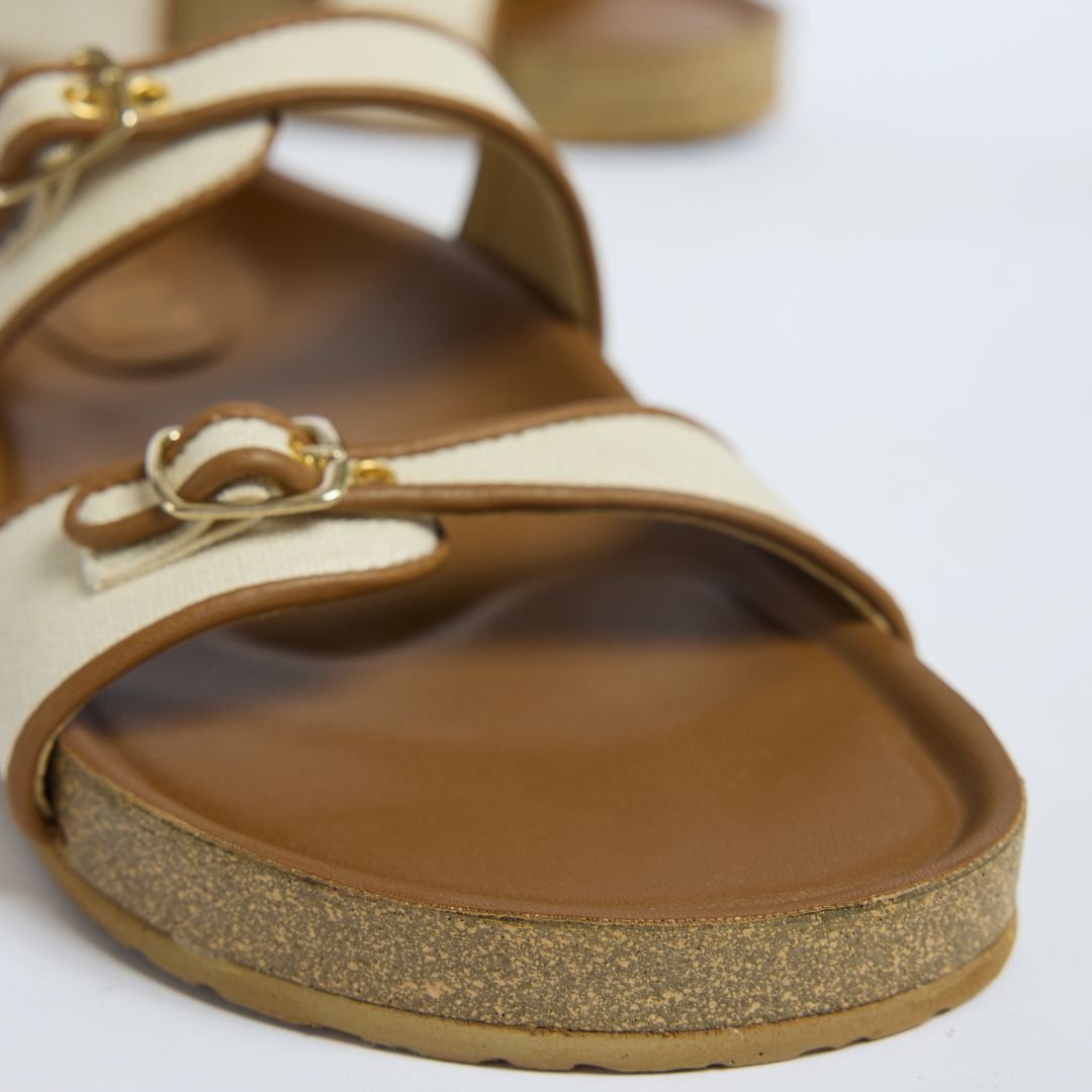 Orthopedic Slippers Women Canvas Arch Support Casual Flat Sliders