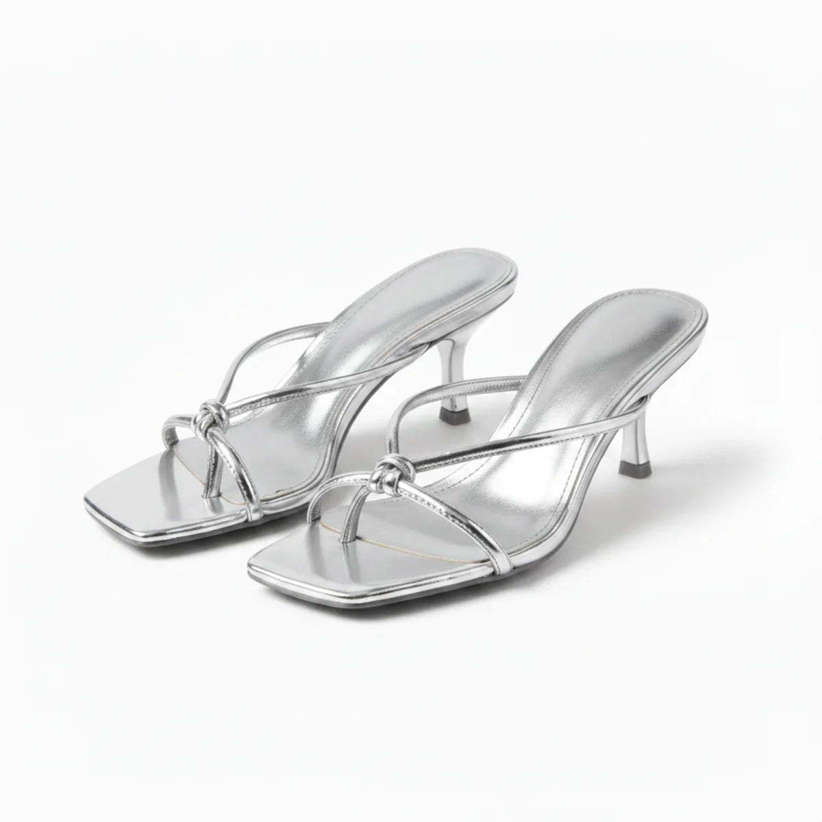 Juno | Women's Heeled Sandals | Orthopedic, Knot Strap | Open Toe