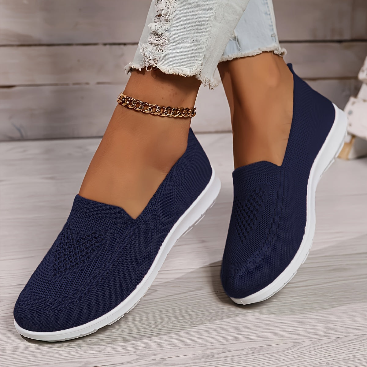 Orthopedic Slippers Women Lightweight Flat Slip On Walking Shoes
