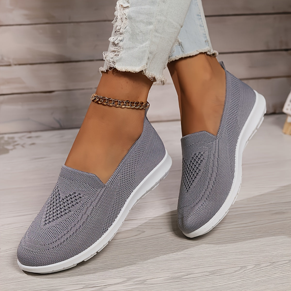 Orthopedic Slippers Women Lightweight Flat Slip On Walking Shoes