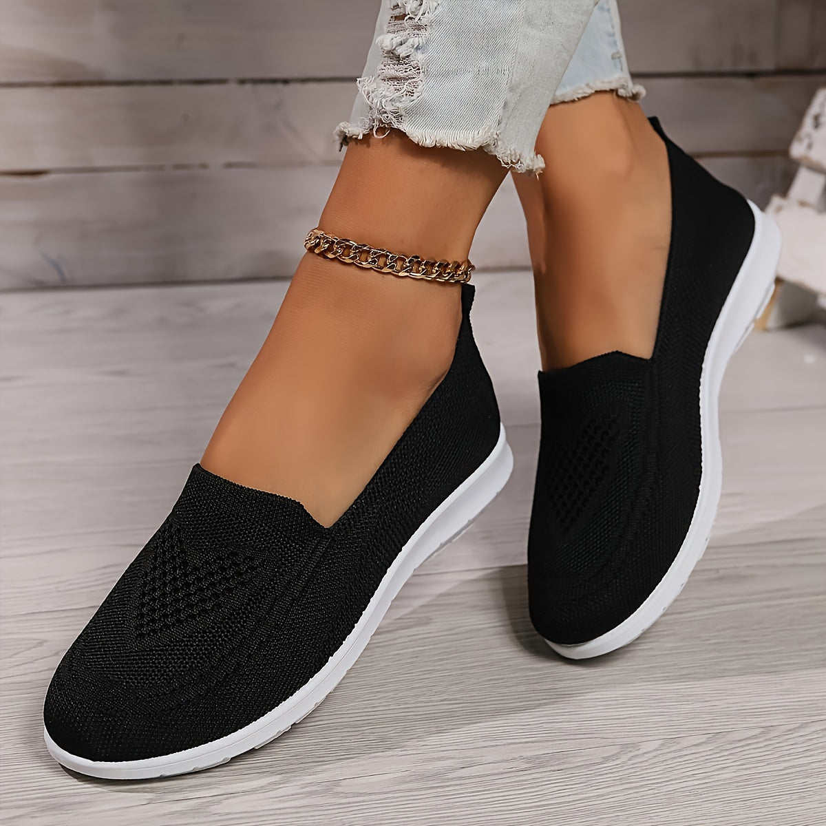Orthopedic Slippers Women Lightweight Flat Slip On Walking Shoes